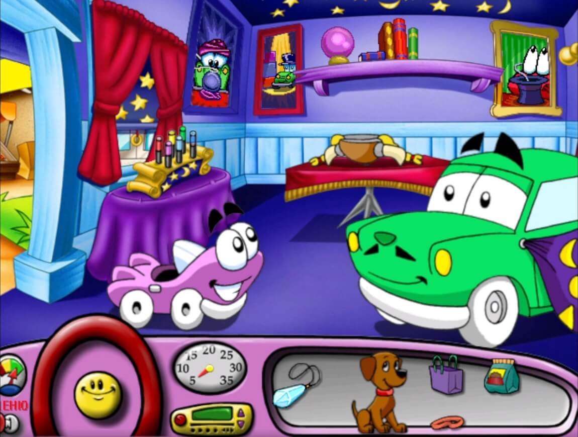 Putt-Putt Pep's Birthday Surprise - геймплей игры Windows